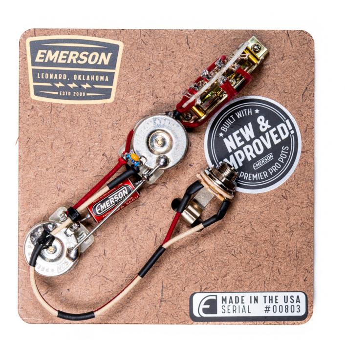 Emerson Custom 4-Way Prewired Kit for Telecaster Guitars 250k Pots