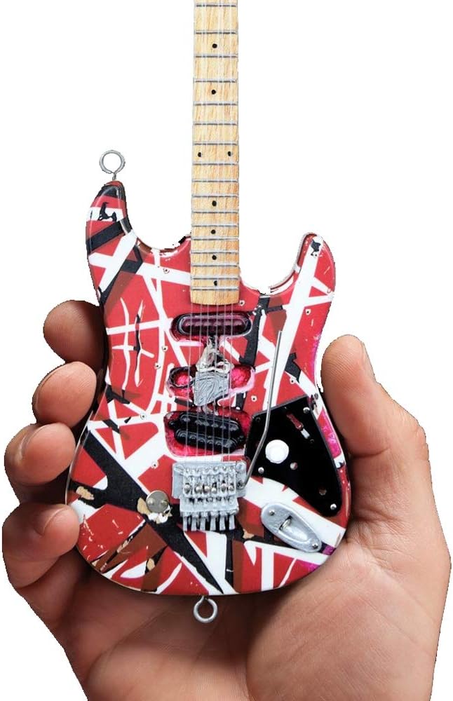 AXE HEAVEN EVH Frankenstein Eddie Van Halen Mini Guitar Replica Collectible
