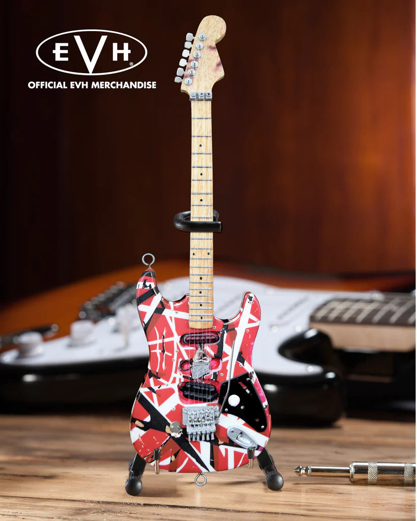 AXE HEAVEN EVH Frankenstein Eddie Van Halen Mini Guitar Replica Collectible
