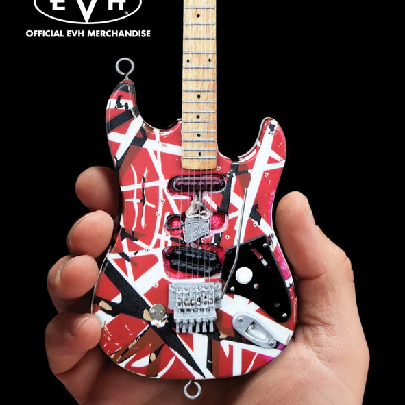 AXE HEAVEN EVH Frankenstein Eddie Van Halen Mini Guitar Replica Collectible
