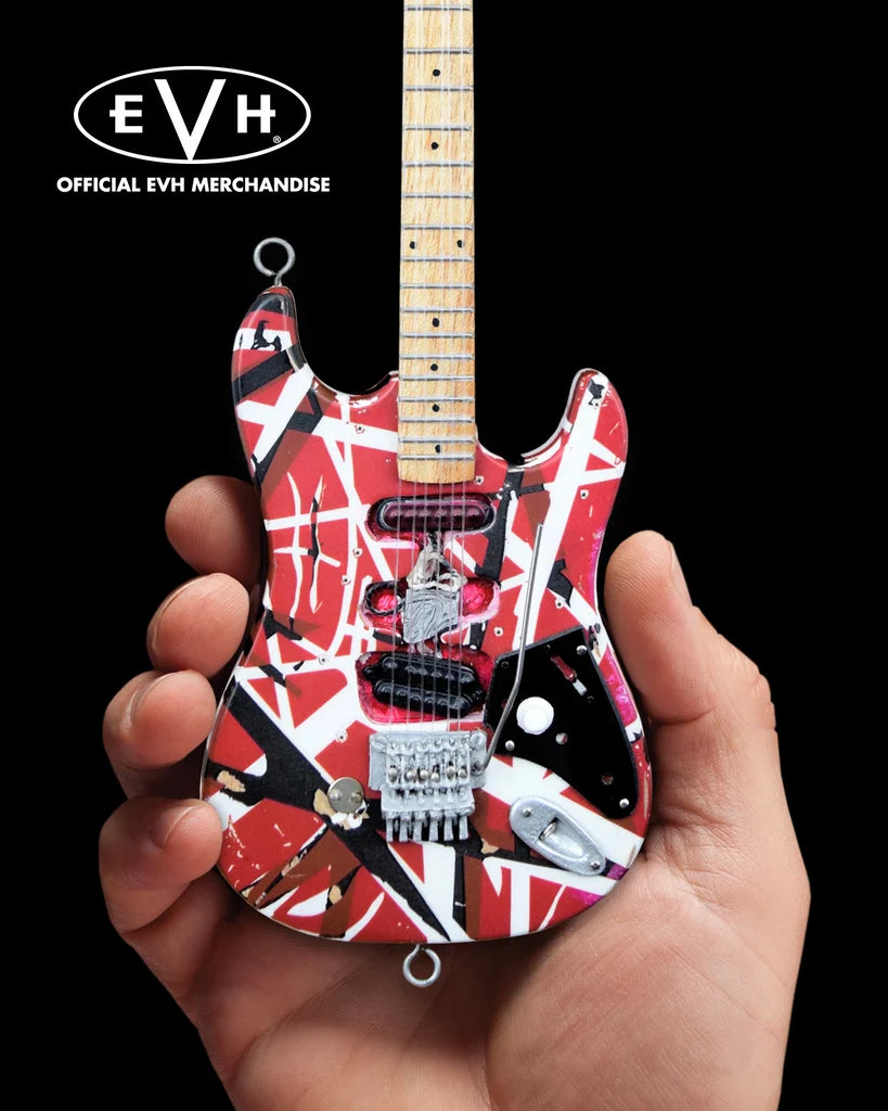 AXE HEAVEN EVH Frankenstein Eddie Van Halen Mini Guitar Replica Collectible