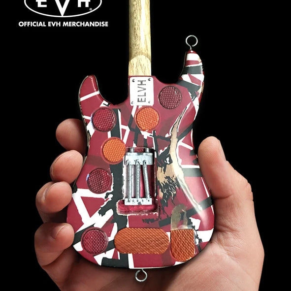 AXE HEAVEN EVH Frankenstein Eddie Van Halen Mini Guitar Replica Collectible