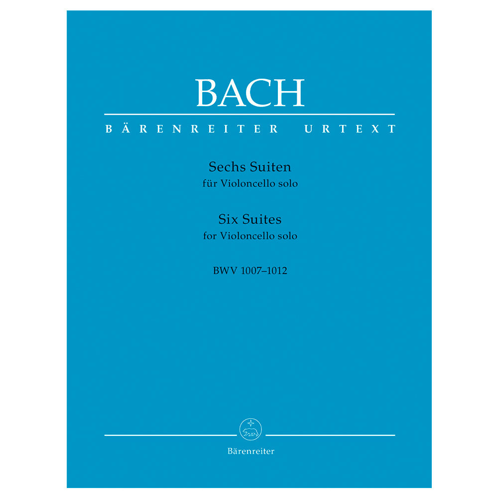 Baerenreiter Bach Six Suites for Violoncello solo BWV 1007-1012