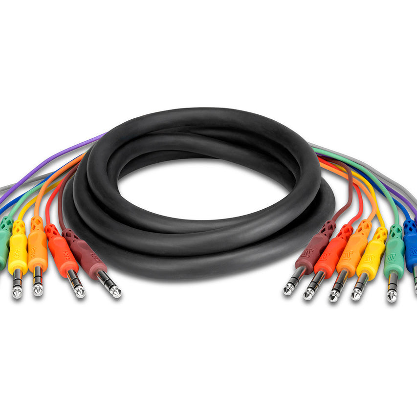Hosa CSS-803 8-Channel TRS Snake 3m