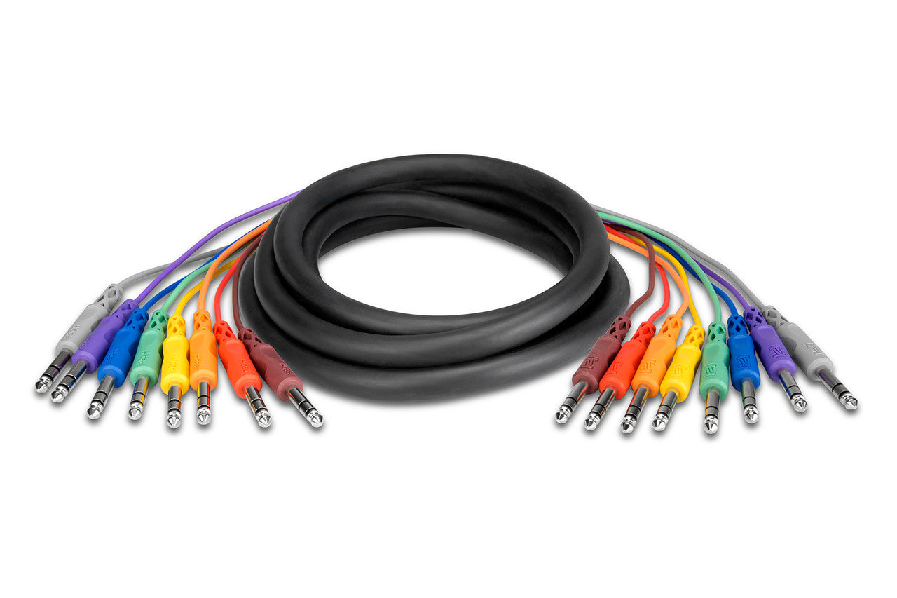 Hosa CSS-803 8-Channel TRS Snake 3m