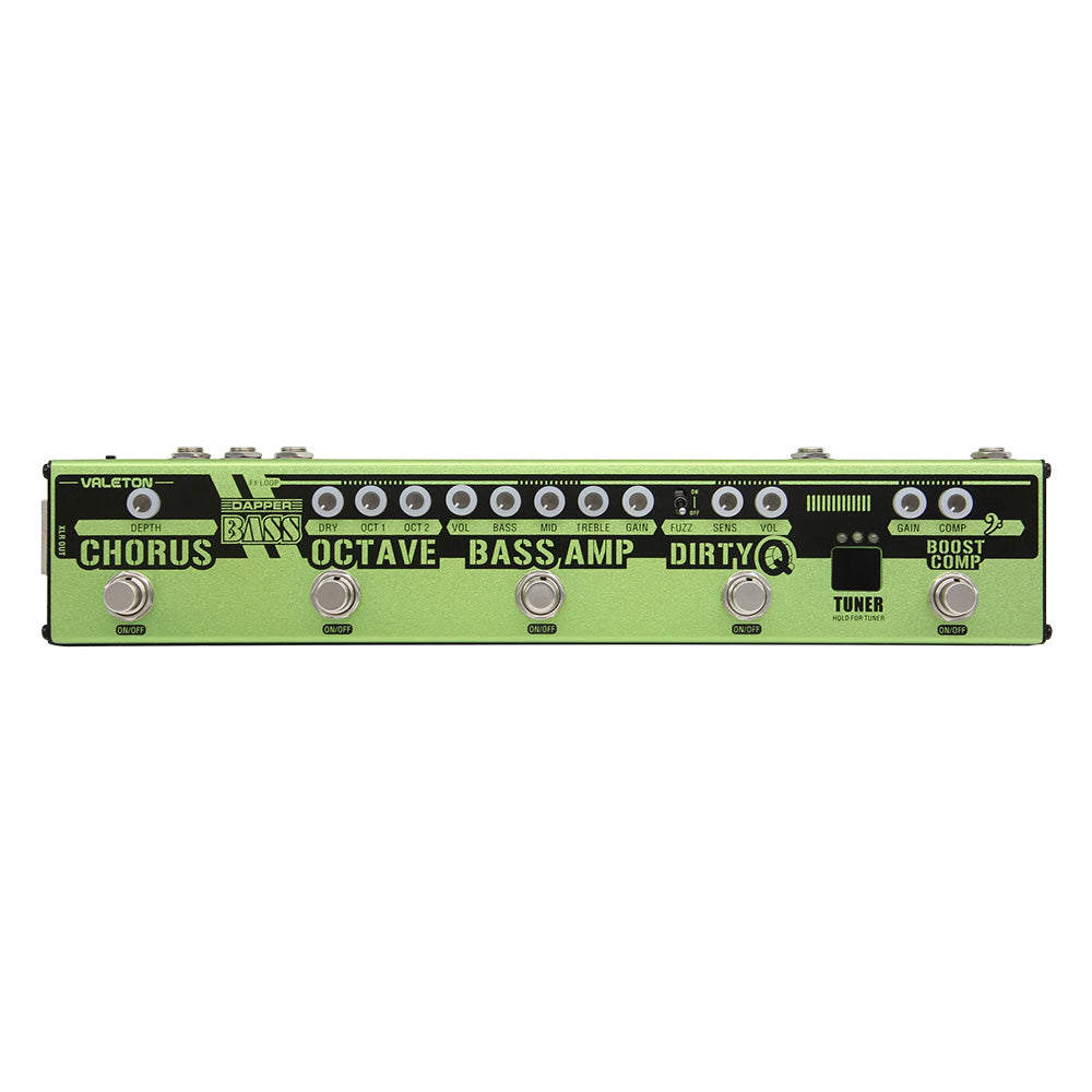 Valeton Dapper Bass DI Preamp Multi-Effects Pedal