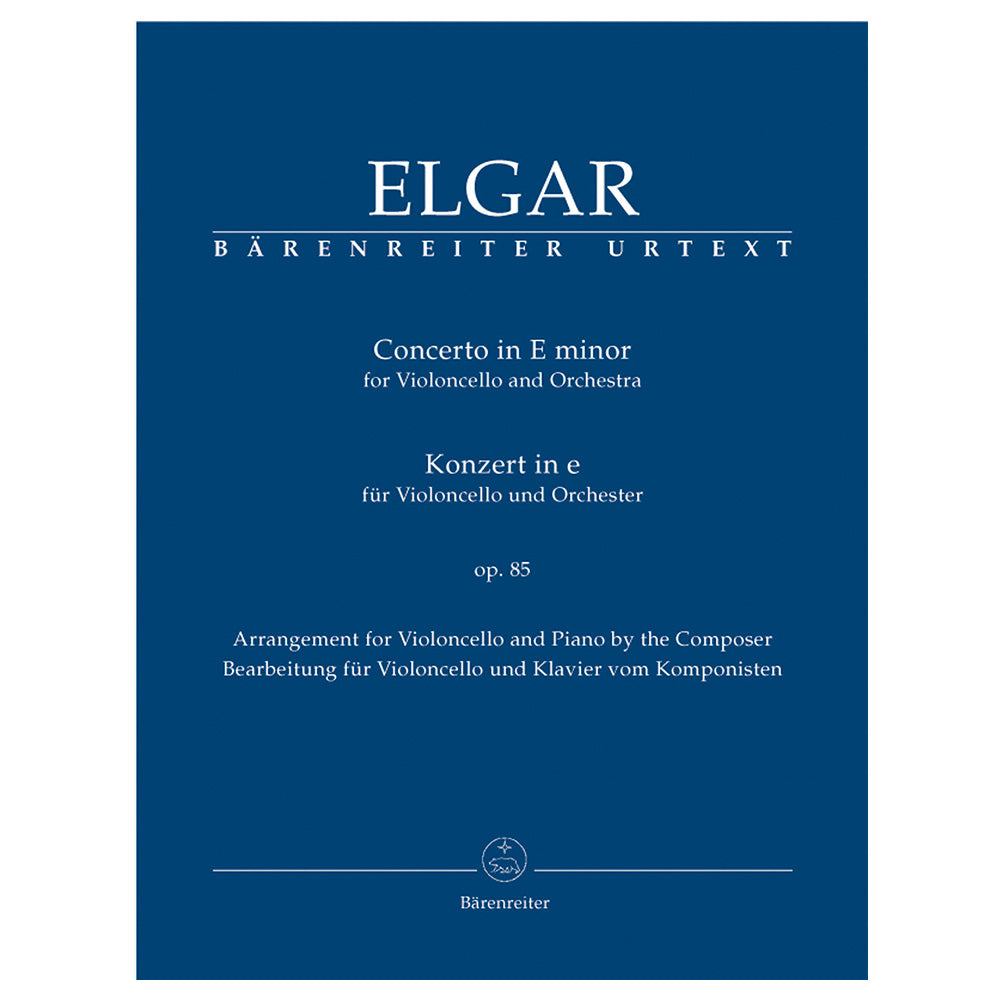 Baerenreiter Elgar Concerto for Violoncello and Orchestra in E minor op. 85