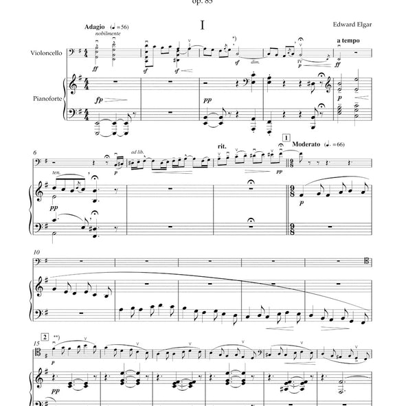 Baerenreiter Elgar Concerto for Violoncello and Orchestra in E minor op. 85
