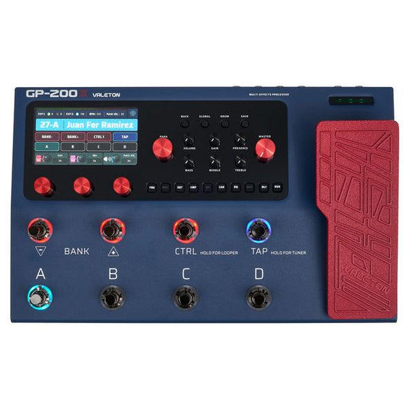 Valeton GP-200X Multi-Effects Guitar & Bass Processor Pedal