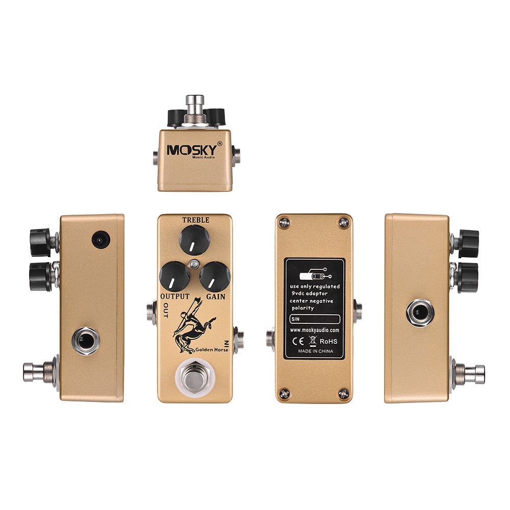 Mosky Audio Mini Golden Horse Guitar Effect Pedal