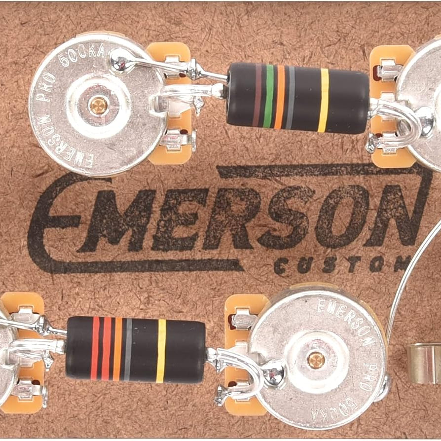 Emerson Custom Prewired Kit for Gibson Les Paul Guitars Long Shaft