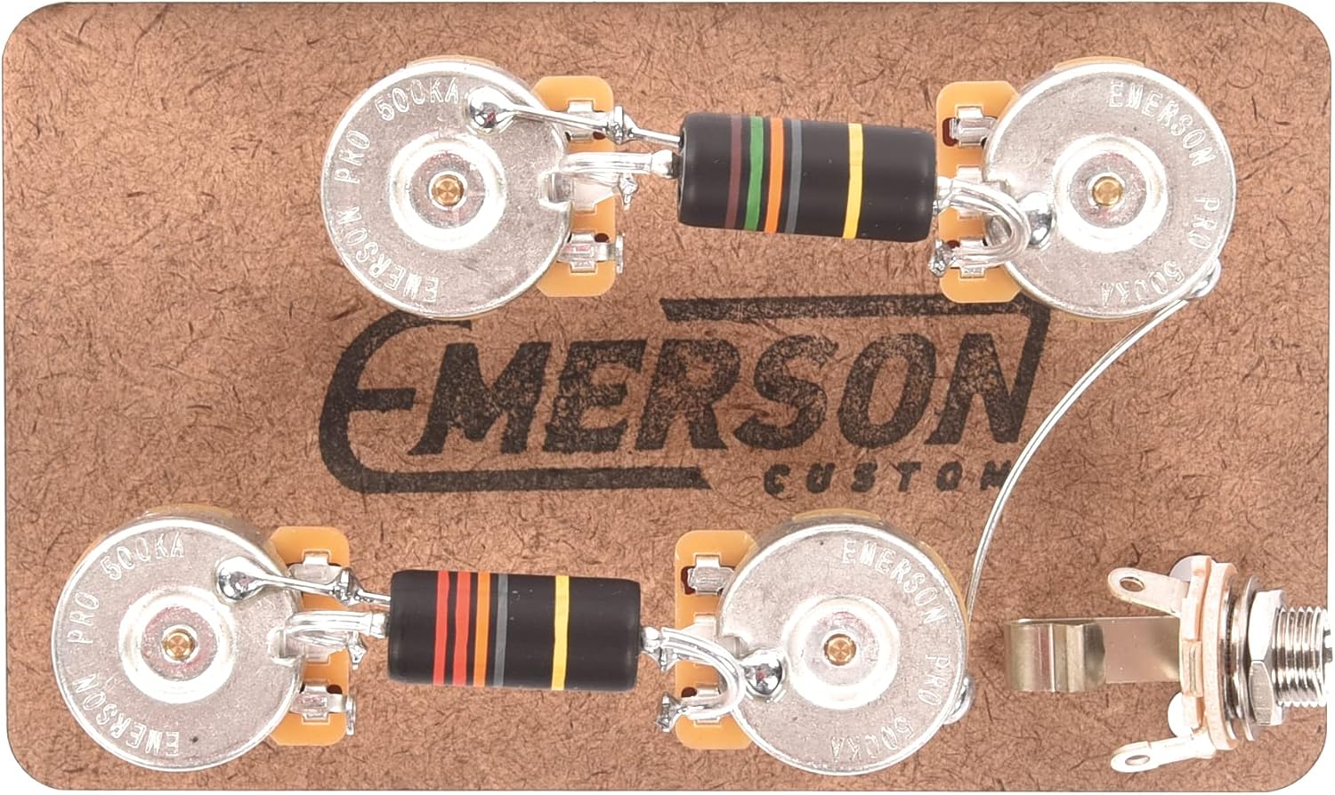 Emerson Custom Prewired Kit for Gibson Les Paul Guitars Long Shaft