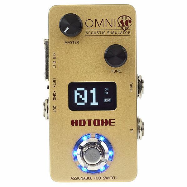 Hotone Omni AC Simulation Guitar Bass Effects Pedal