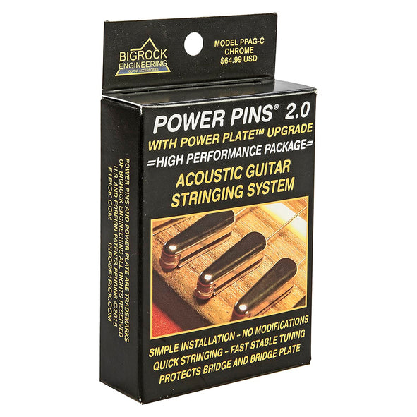 BigRock Power Pins 2.0 Chrome Set with Power Plate Upgrade