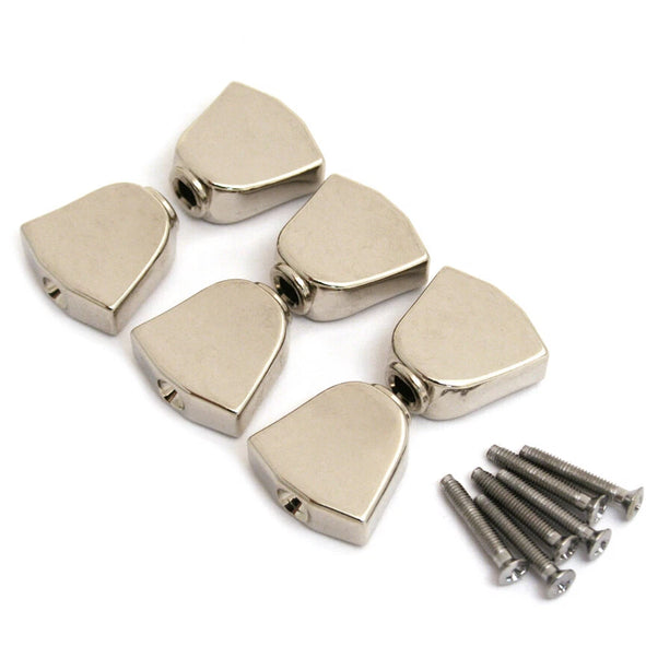 Allparts Keystone Button Set for Grover Tuners Nickel
