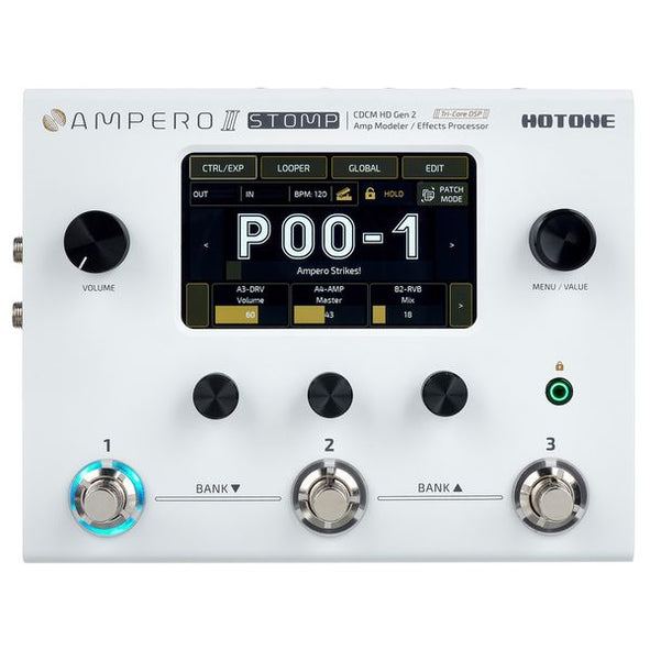 Hotone Ampero II Stomp Guitar Multi Effects Processor