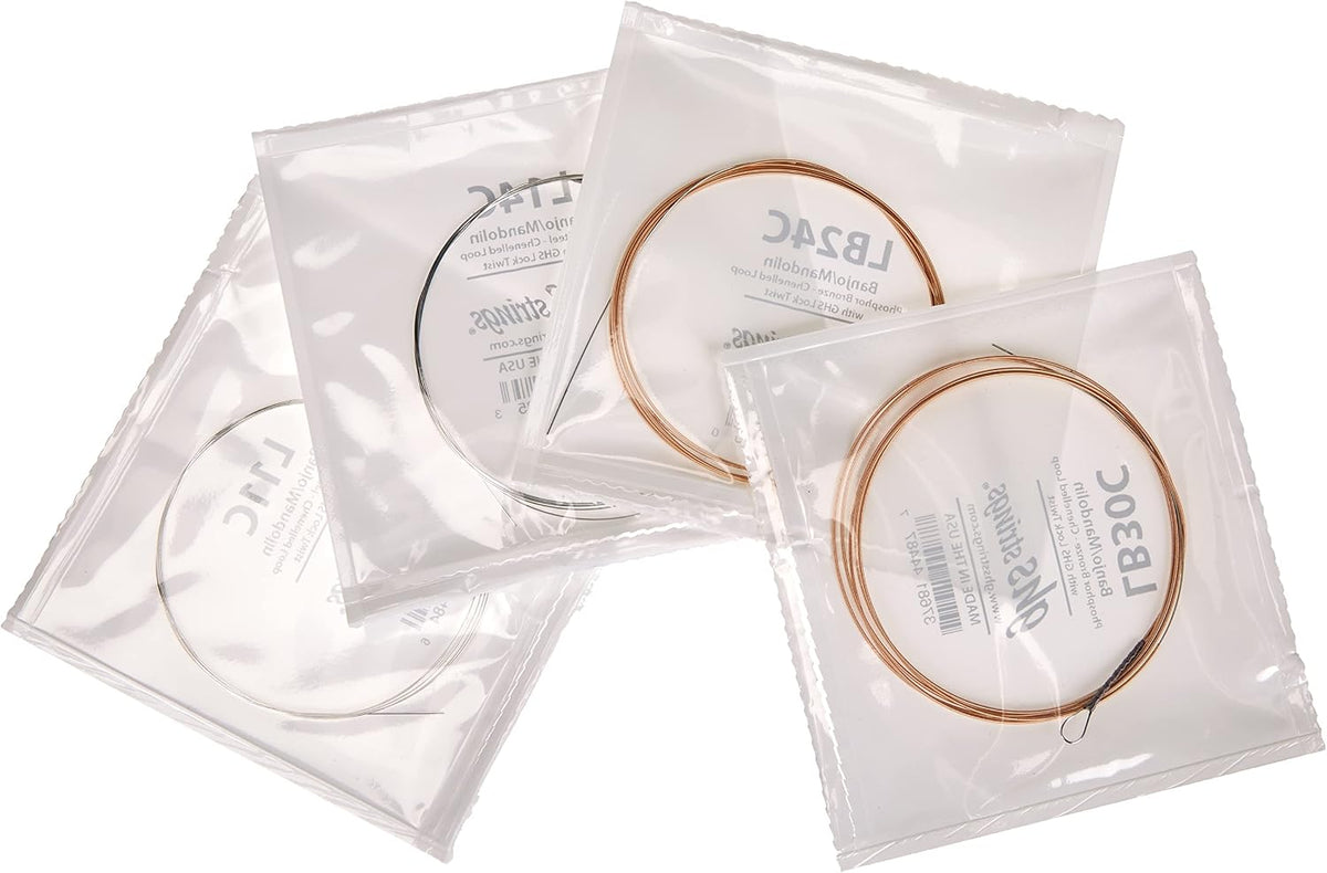 GHS Johnny Baier Signature Tenor Banjo Strings, 4-String, Medium (011-030)