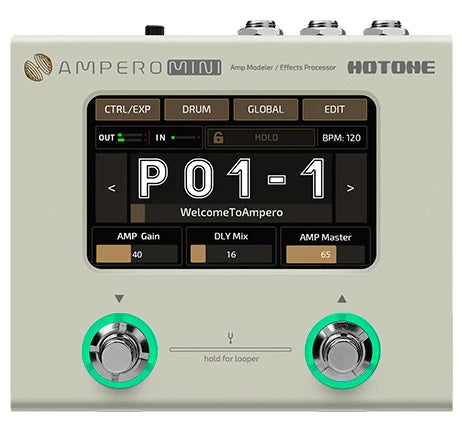 Hotone Ampero Mini MP50VN Guitar Multi Effects Processor