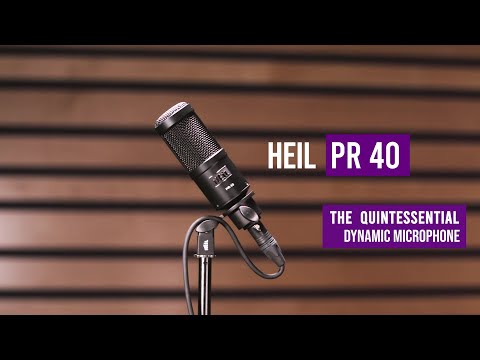 Heil Sound PR 40 Dynamic Microphone Champagne