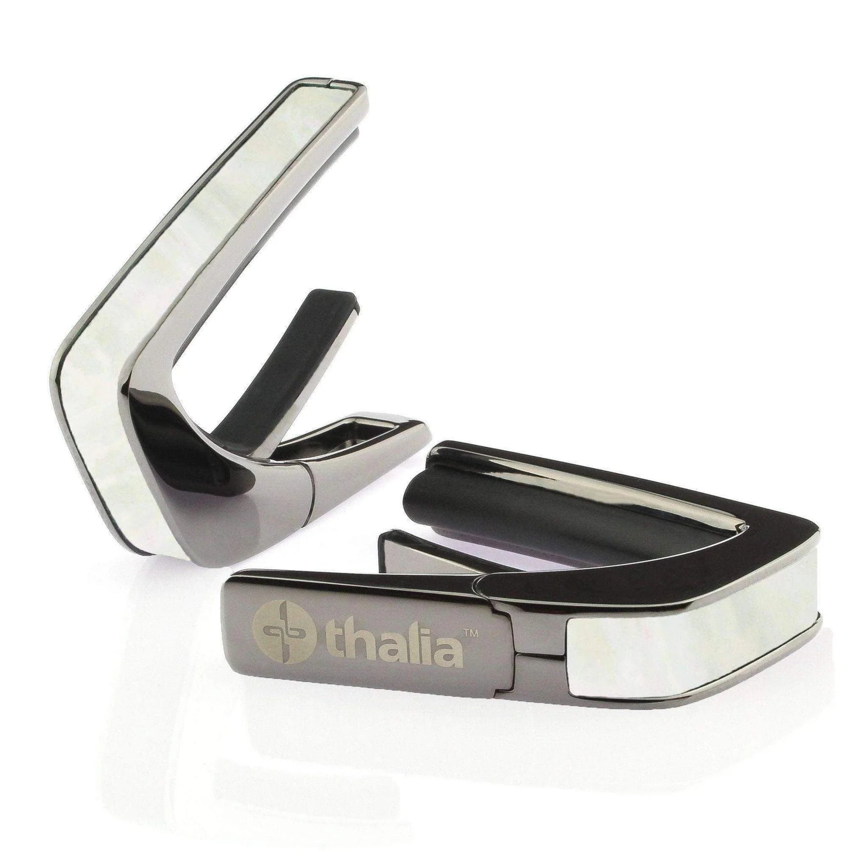 Thalia Guitar Capo Mother of Pearl Black Chrome