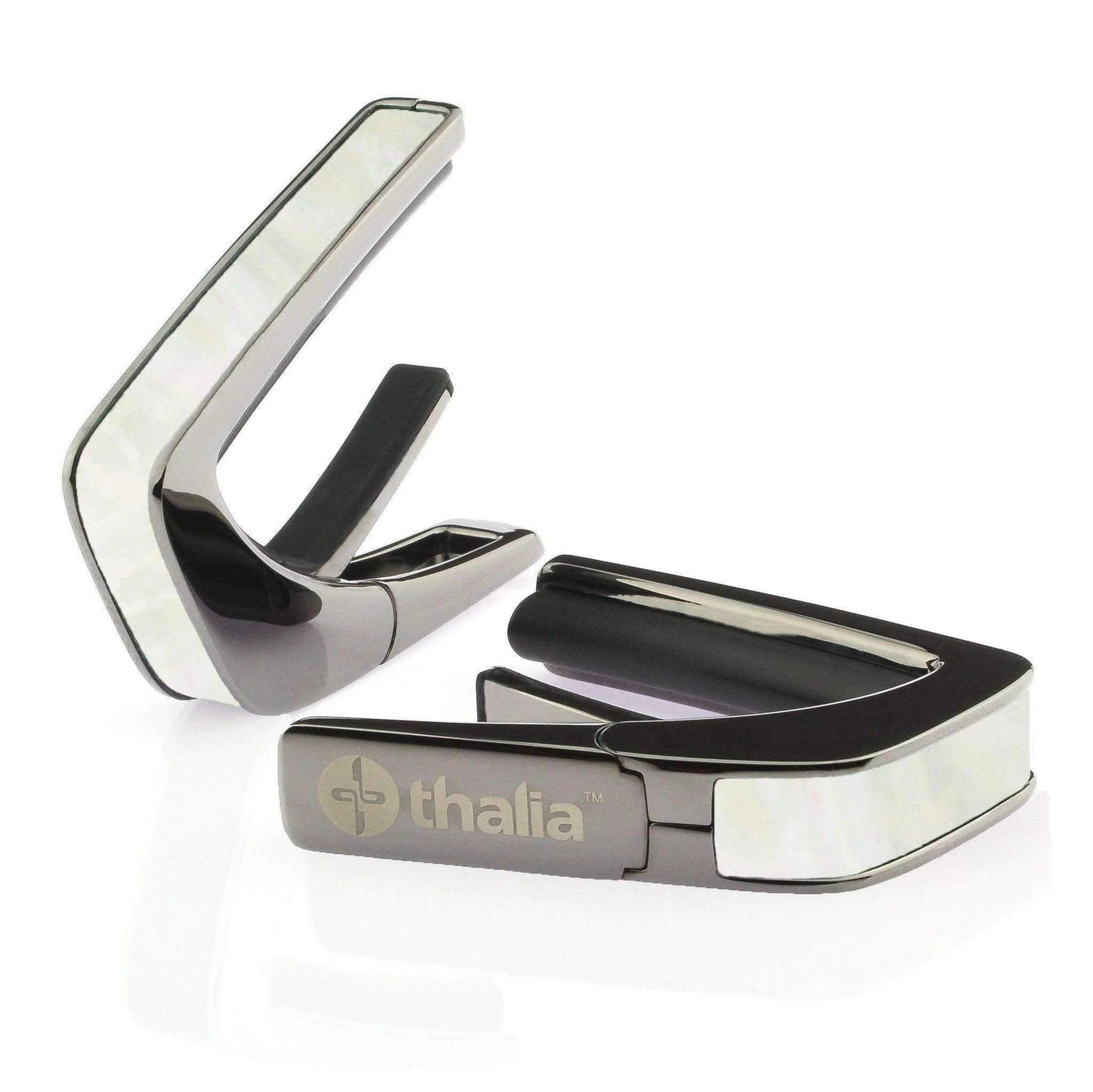 Thalia Guitar Capo Mother of Pearl Black Chrome