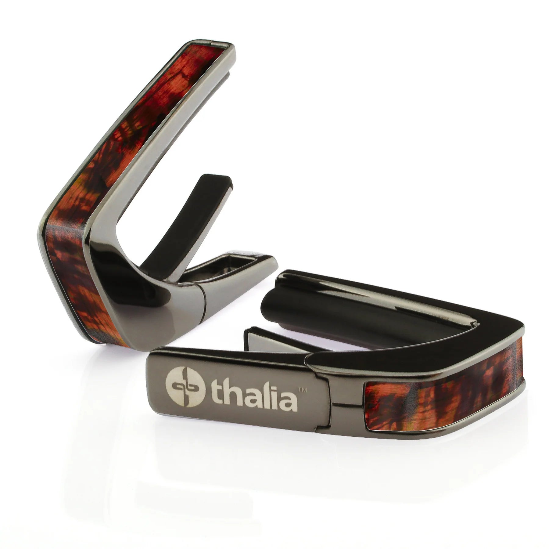 Thalia Guitar Capo Tennessee Whiskey Wing Black Chrome